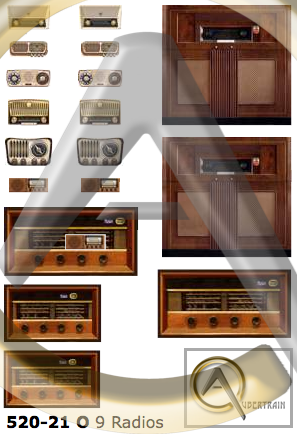 AFFICHES 10 RADIOS OLTIMER