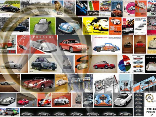 AFFICHES AUTOMOBILES PORSCHE