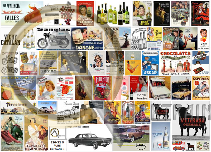AFFICHES PUBLICITÉS ESPAGNOLES I