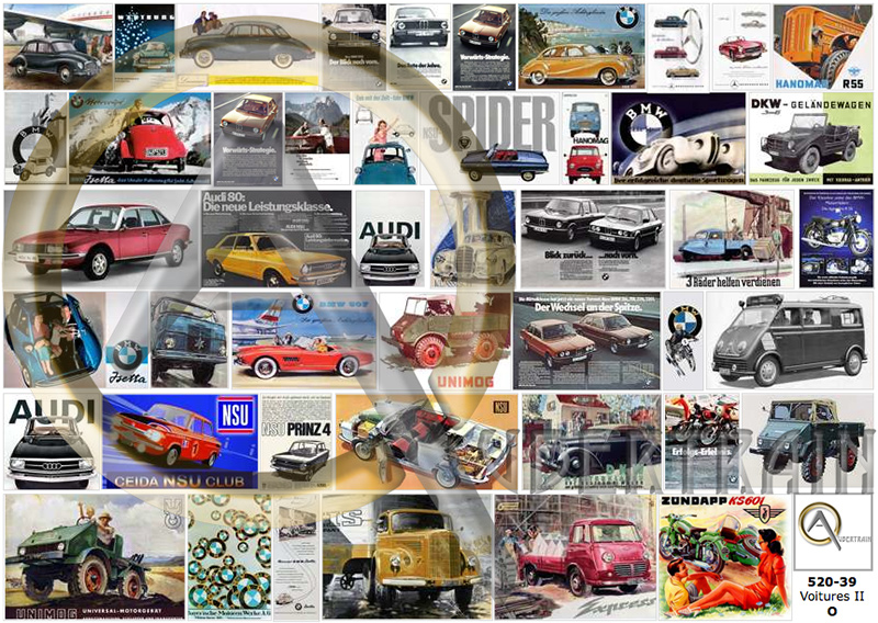 AFFICHES VOITURES ALLEMANDES II