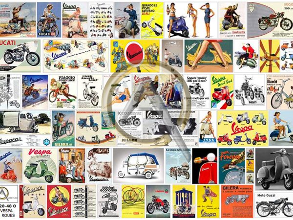 AFFICHES VESPA & 2 ROUES ITALIENS