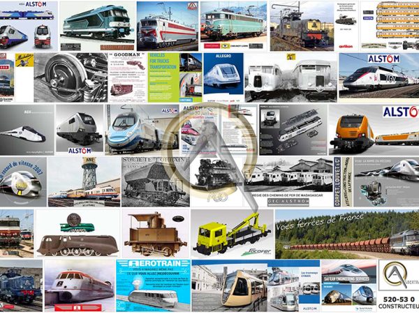 AFFICHES CONSTRUCTEURS MATÉRIEL FERROVIAIRE FRANÇAIS II