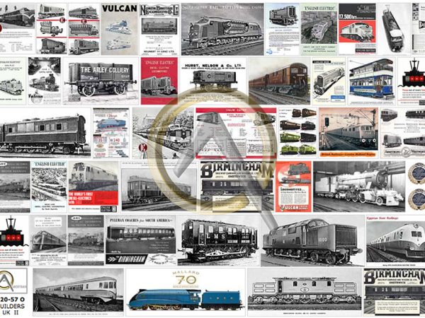 AFFICHES CONSTRUCTEURS DE MATÉRIEL FERROVIAIRE ANGLAIS II