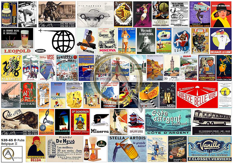 AFFICHES PUBLICITÉS BELGES II