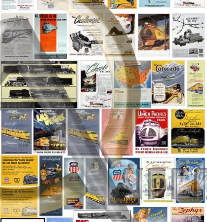 AFFICHES RÉSEAU UNION PACIFIC