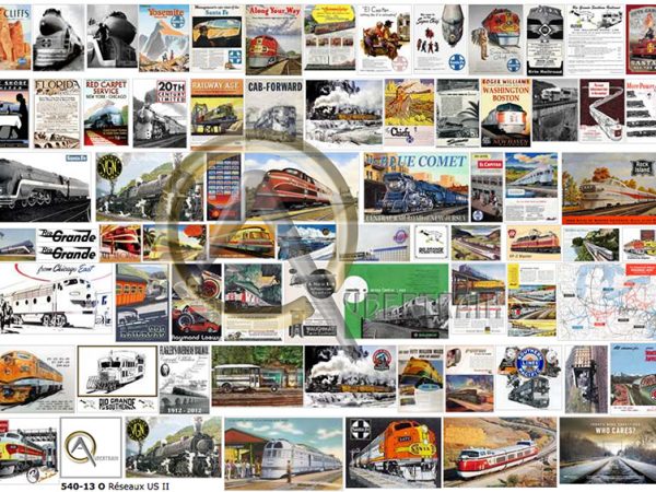 AFFICHES LOGOS COMPAGNIES AMÉRICAINES