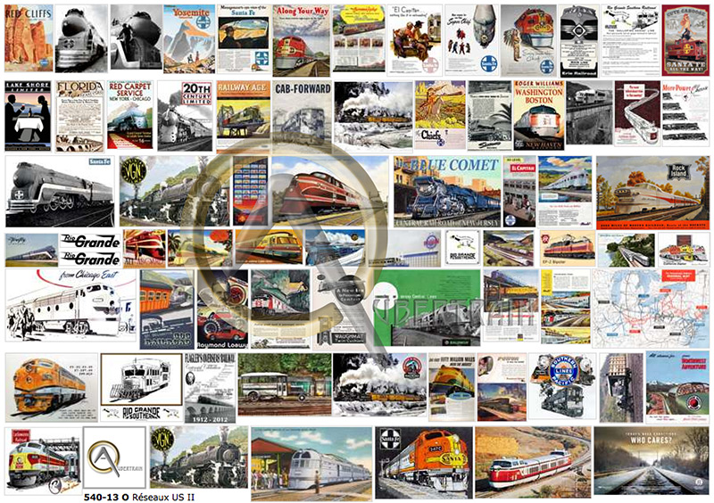 AFFICHES LOGOS COMPAGNIES AMÉRICAINES