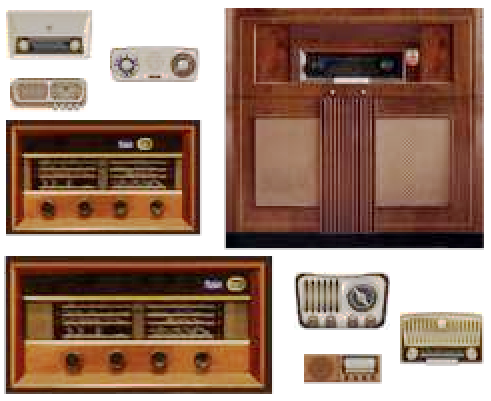 Kit RADIOS ANCIENNES, échelle O, États-Unis