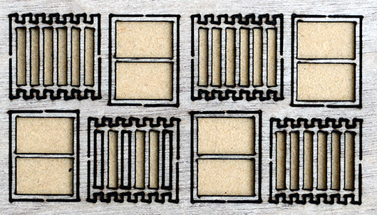 Kit 2 PALLETTES, échelle HO, Europe