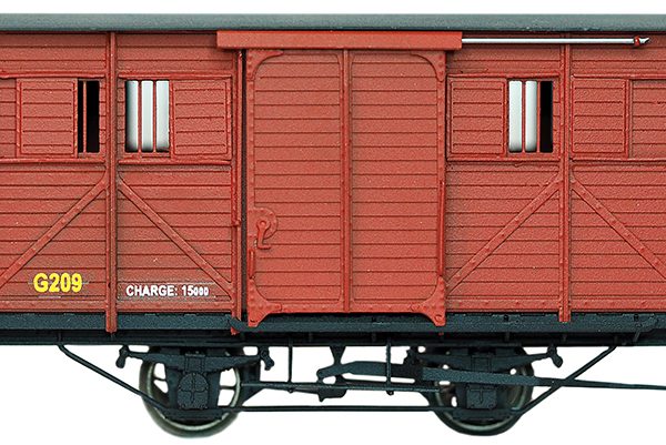 COUVERT CP/SUD FRANCE BRUN WAGONS, échelle HOm, France