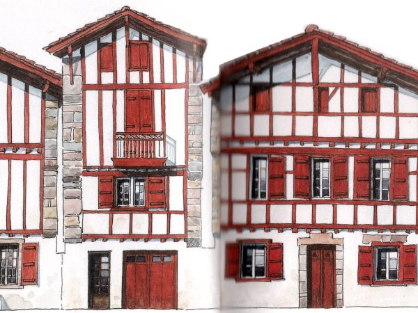 Kit MAISONS D'USTARITZ 2, échelle HO, France