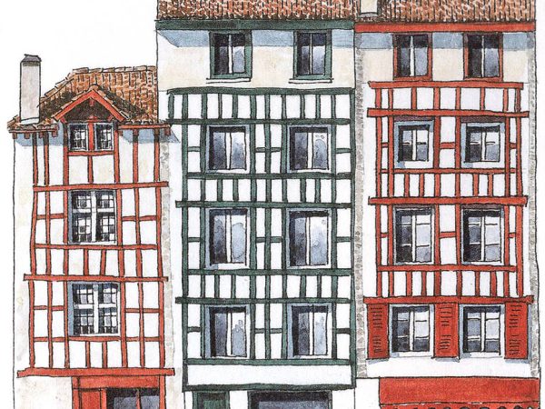KIT FAÇADE BAYONNE 4.4, échelle HO, France