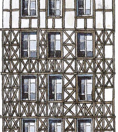 KIT FAÇADE BAYONNE 3.3, échelle HO, France