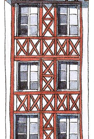 Kit FAÇADE BAYONNE 2.3, échelle HO, France