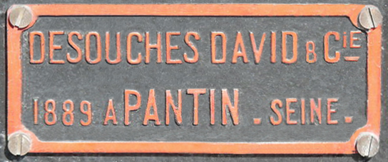 DESOUCHES & DAVID PLAQUE de nos VOITURES CP 0 et H0, France